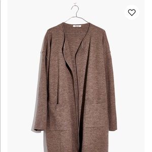 Madewell Minetta Sweater Coat